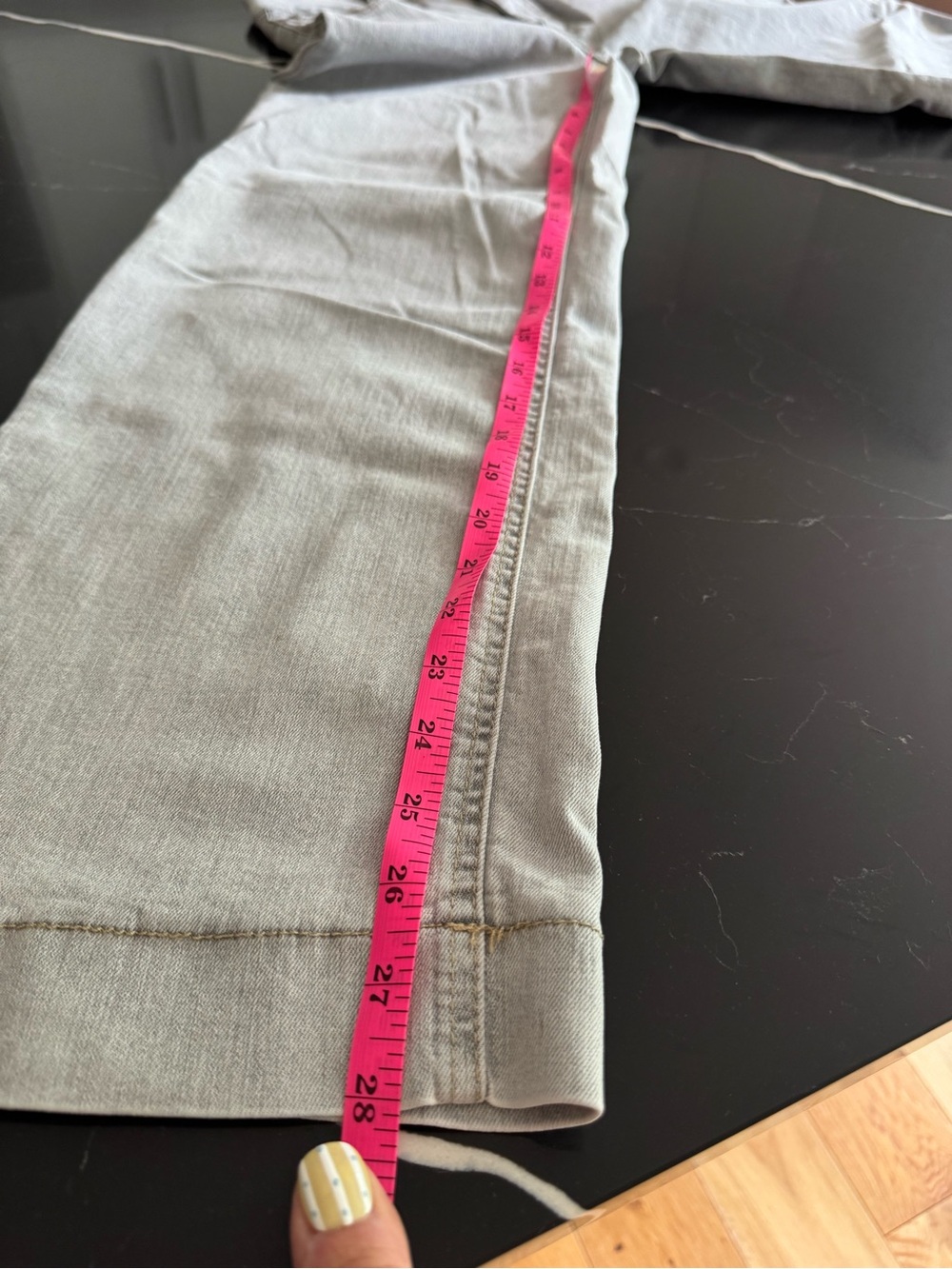 Wit & Wisdom Light Gray Wide Leg Jeans - Picture 2 of 6